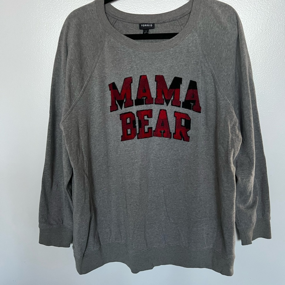 Torrid MAMA BEAR Women's Sweatshirt Sz 1X